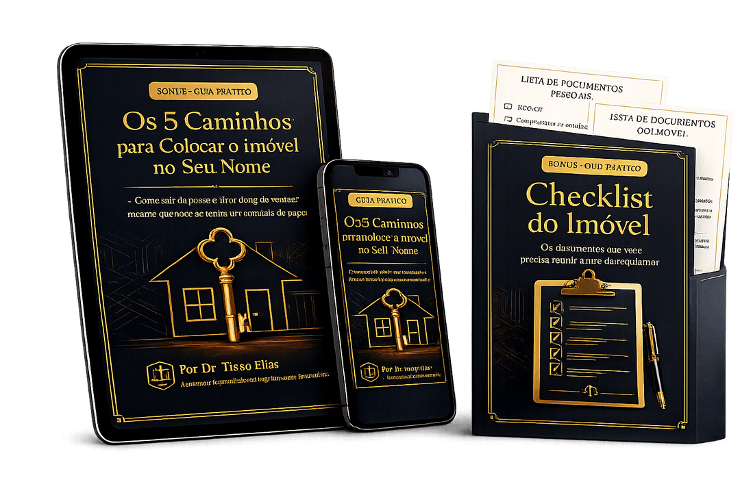 Tudo o que você recebe: o ebook Os 5 Caminhos e o bônus Checklist do Imóvel